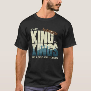 T-shirt Jésus est le Roi des Rois Crucifixion Croix Couron