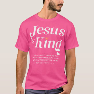 T-shirt Jésus est le roi Jean 146 Jésus chrétien