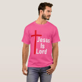 T-shirt Jésus est le Seigneur conception chrétienne (Devant entier)