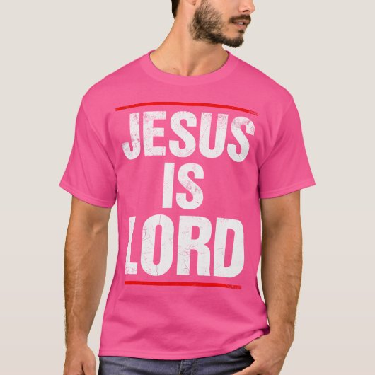 T-shirt Jésus est le Seigneur Retro Vintage (Devant)