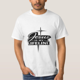 T-shirt Jésus est ma bouée de sauvetage Graphique de foi c