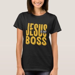 T-SHIRT JÉSUS EST MON BOSS