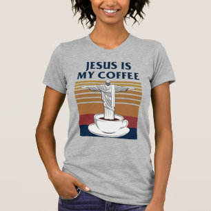 T-shirt Jésus Est Mon Café