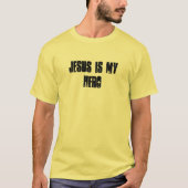 T-SHIRT JÉSUS EST MON HÉROS (Devant)
