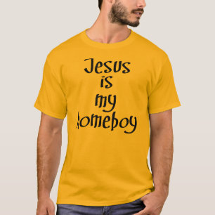 T-shirt Jésus est mon homeboy (le noir)