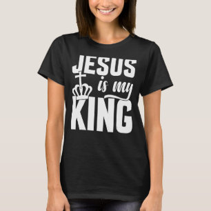 T-shirt Jésus est mon roi chrétien