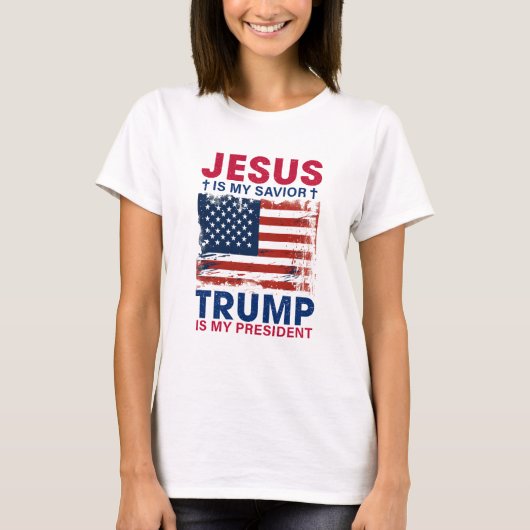 T-shirt Jésus Est Mon Sauveur (Devant)