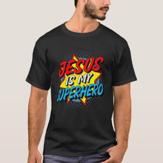T-shirt Jésus est mon super-héros