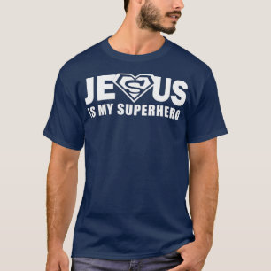 T-shirt Jésus est mon super-héros