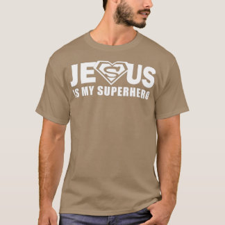 T-shirt Jésus est mon super-héros