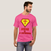 T-shirt Jésus Est Mon Superhéros (Devant entier)