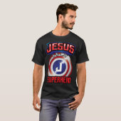 T-shirt Jésus Est Mon Superhéros Mignonne Puissant Don Chr (Devant entier)