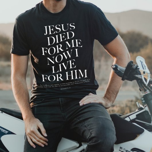 T-shirt Jésus est mort pour moi | Vêtements esthétiques ch
