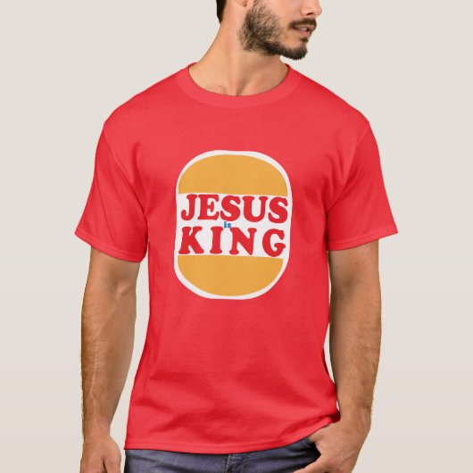 T-shirt Jésus est Roi - Chrétien (Devant)
