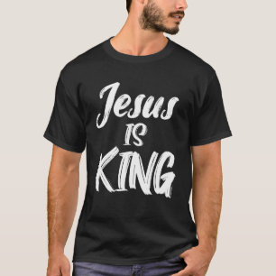 T-shirt JÉSUS EST ROI pour les chrétiens qui aiment le Roi