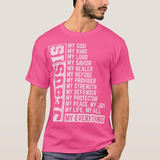 T-shirt Jésus est tout Jésus (Devant)