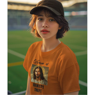 T-shirt Jésus est une victime de vol d'identité