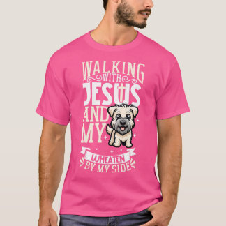 T-shirt Jésus et chien Softrobé Wheaten Terrier
