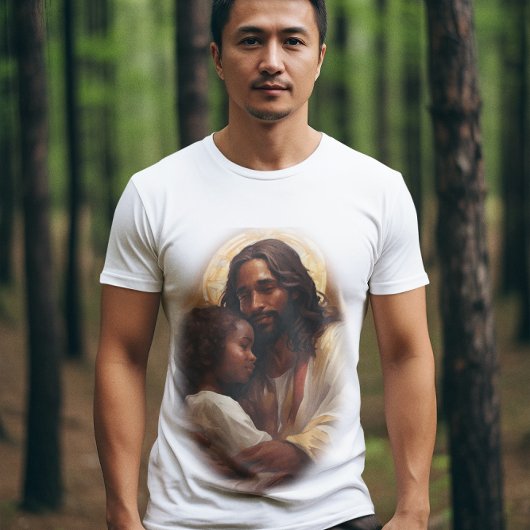 T-shirt Jésus et enfant