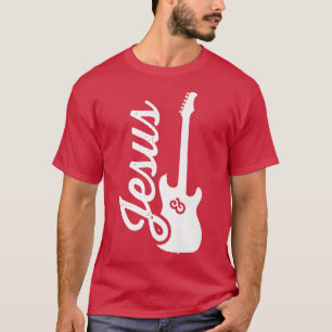 T-shirt Jésus et Guitare Electrique Christian Guitarist Fa