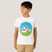T-shirt Jésus et l'enfant (Devant entier)