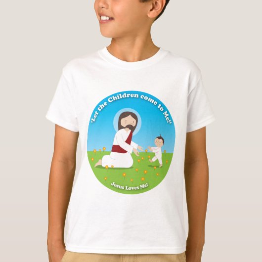 T-shirt Jésus et l'enfant (Devant)