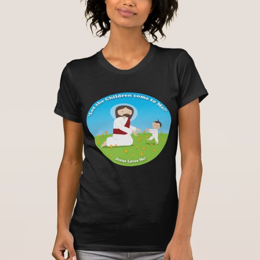 T-shirt Jésus et l'enfant (Devant)