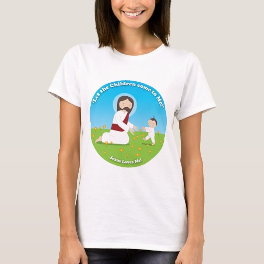 T-shirt Jésus et l'enfant (Devant)
