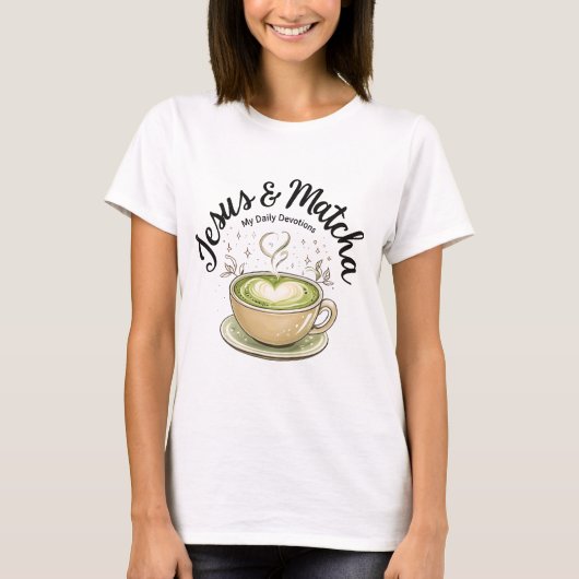 T-Shirt Jésus et Matcha (Devant)