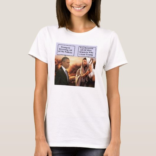 T-shirt JESUS et OBAMA (Devant)