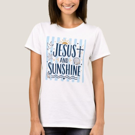 T-shirt Jésus et Soleil (Devant)