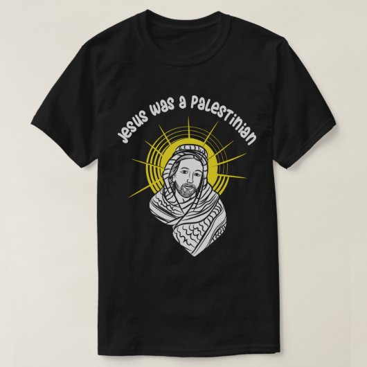 T-shirt Jésus Était Palestinien (Design devant)