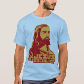T-shirt Jésus était socialiste (Devant)