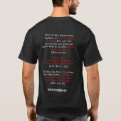 T-shirt Jésus était un communiste (Dos)