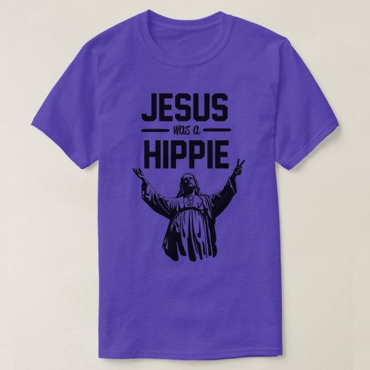 T-shirt Jésus était un hippie (Design devant)