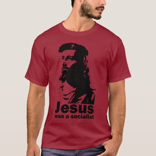 T-shirt Jésus était un socialiste (Devant)