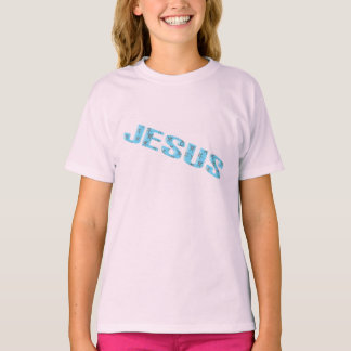 T-shirt Jésus-étoiles-bleu