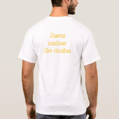 T-shirt Jésus fait le choix (Dos)