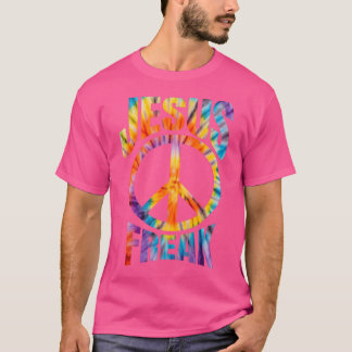 T-shirt Jesus Freak - Christian Retro Tie Dye Letting