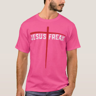 T-shirt Jesus Freak - Peinture croisée Pour Chrétiens