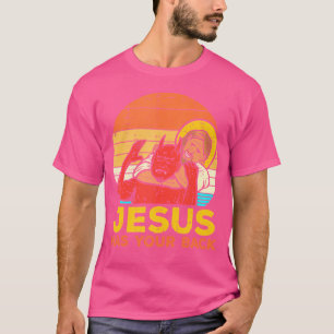 T-shirt Jésus guérit mignon pansement foi espoir drôle