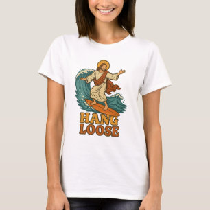 T-shirt Jesus Hang Loose Hawaiian