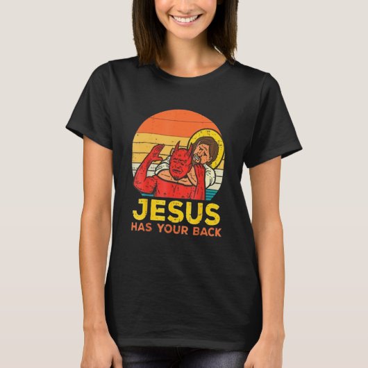 T-shirt Jesus has you back (Devant)