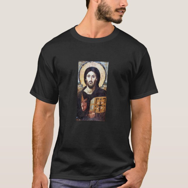 T-shirt Jésus Icon catholique (Devant)