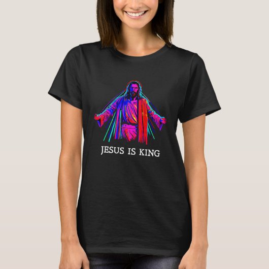 T-shirt Jesus is king   2 (Devant)