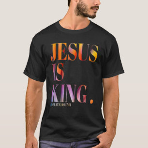 T-shirt Jésus Is King Christian Faith Vintage