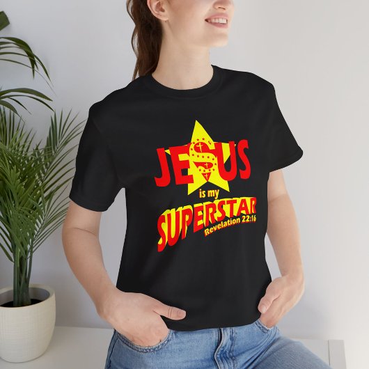 T-shirt Jesus is my Superstar, bible verse