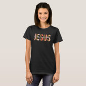 T-shirt Jesus Is My Valentine Leopard Valentine's Day Chri (Devant entier)