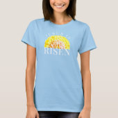 T-shirt Jesus is Risen Floral Christian Spring Easter (Devant)