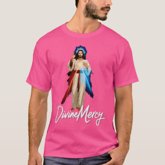 T-shirt Jésus J'Ai Confiance En Toi Divine Miséricorde Cat